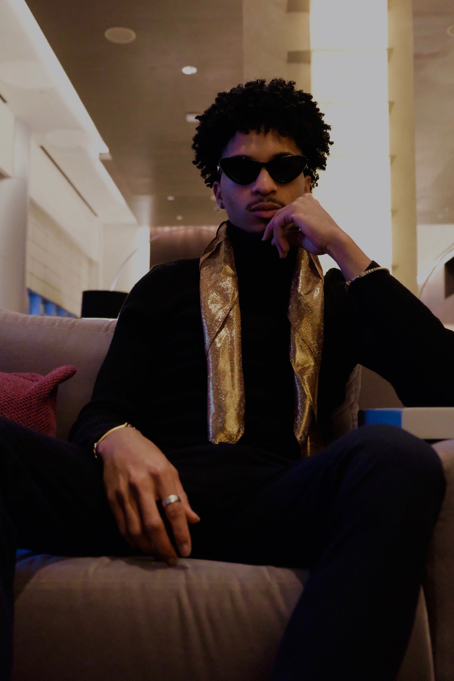 The Liquid Gold Scarf