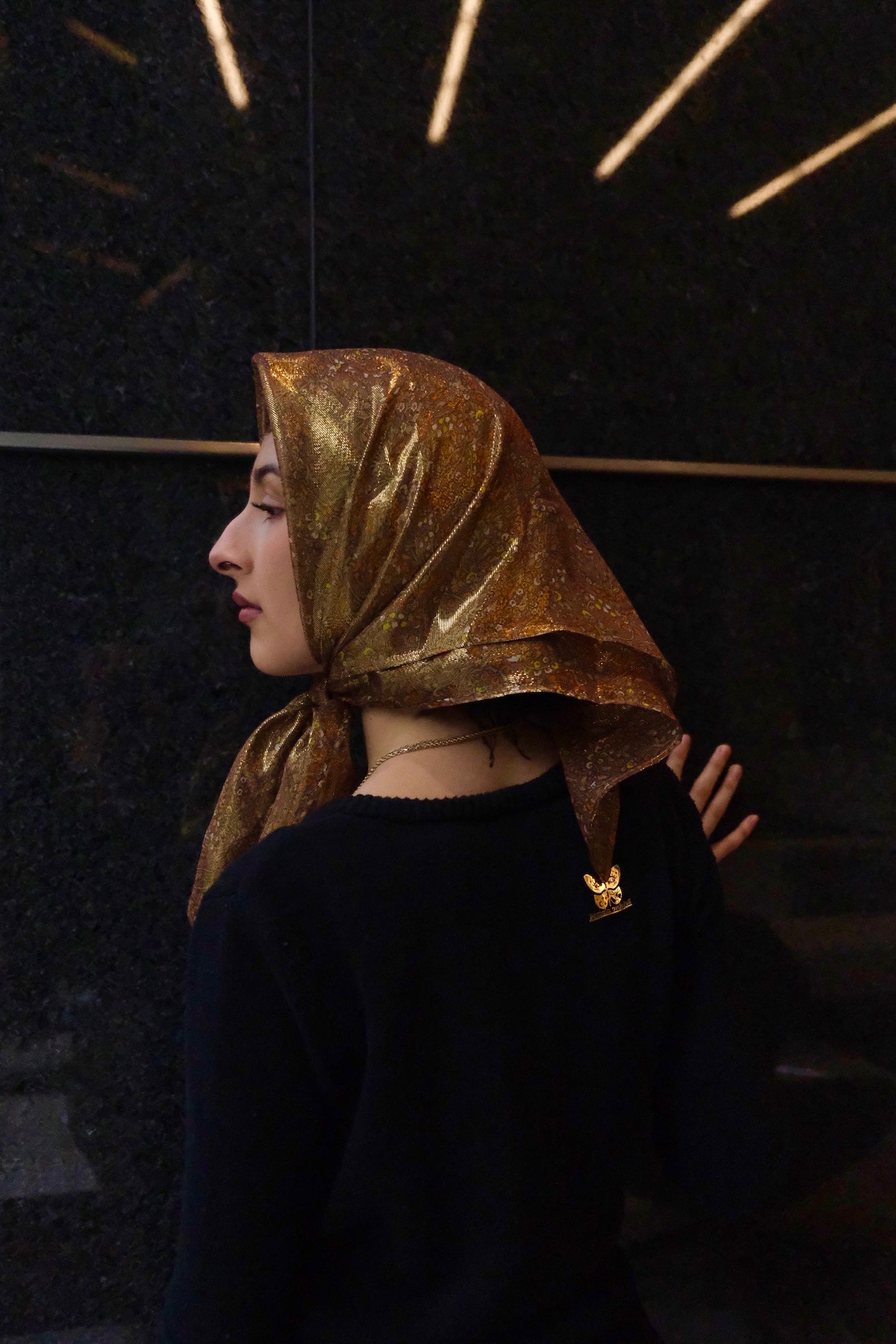 The Liquid Gold Scarf